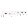 Mueble de TV madera de ingeniería blanco brillo 150x36x30 cm de vidaXL, Muebles TV - Ref: Foro24-829126, Precio: 95,47 €