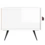 Holzwerkstoff TV-Möbel weiß glänzend 150x36x30 cm von vidaXL, TV-Möbel - Ref: Foro24-829126, Preis: 94,37 €, Rabatt: %