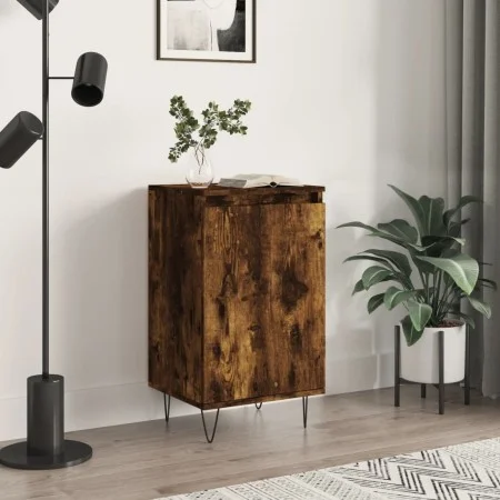 Smoked oak engineered wood sideboard 40x35x70 cm by vidaXL, Sideboards - Ref: Foro24-831062, Price: 46,14 €, Discount: %