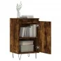 Smoked oak engineered wood sideboard 40x35x70 cm by vidaXL, Sideboards - Ref: Foro24-831062, Price: 46,14 €, Discount: %