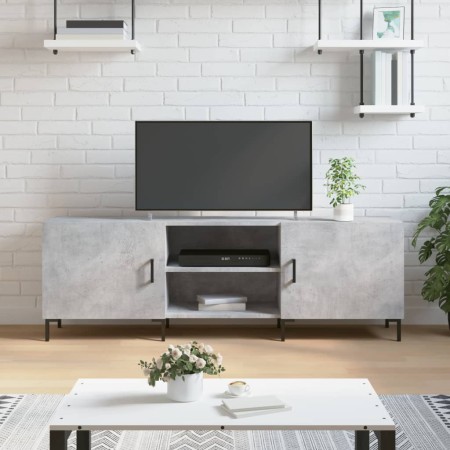 Betongrauer TV-Schrank aus Holzwerkstoff, 150 x 30 x 50 cm von vidaXL, TV-Möbel - Ref: Foro24-829104, Preis: 92,25 €, Rabatt: %