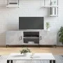 Mueble de TV madera de ingeniería gris hormigón 150x30x50 cm de vidaXL, Muebles TV - Ref: Foro24-829104, Precio: 91,04 €, Des...