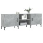 Betongrauer TV-Schrank aus Holzwerkstoff, 150 x 30 x 50 cm von vidaXL, TV-Möbel - Ref: Foro24-829104, Preis: 92,25 €, Rabatt: %