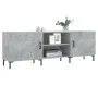 Concrete gray engineered wood TV cabinet 150x30x50 cm by vidaXL, TV Furniture - Ref: Foro24-829104, Price: 91,04 €, Discount: %