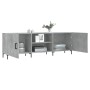 Mueble de TV madera de ingeniería gris hormigón 150x30x50 cm de vidaXL, Muebles TV - Ref: Foro24-829104, Precio: 85,53 €