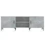Concrete gray engineered wood TV cabinet 150x30x50 cm by vidaXL, TV Furniture - Ref: Foro24-829104, Price: 91,04 €, Discount: %