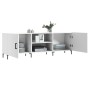 Weißer TV-Schrank aus Holzwerkstoff, 150 x 30 x 50 cm von vidaXL, TV-Möbel - Ref: Foro24-829100, Preis: 105,78 €, Rabatt: %