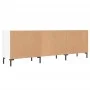 Weißer TV-Schrank aus Holzwerkstoff, 150 x 30 x 50 cm von vidaXL, TV-Möbel - Ref: Foro24-829100, Preis: 104,13 €, Rabatt: %