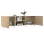 TV cabinet engineered wood Sonoma oak 150x30x50 cm by vidaXL, TV Furniture - Ref: Foro24-829095, Price: 88,31 €, Discount: %
