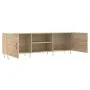 TV cabinet engineered wood Sonoma oak 150x30x50 cm by vidaXL, TV Furniture - Ref: Foro24-829095, Price: 88,31 €, Discount: %