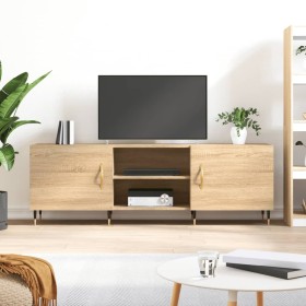 Mueble para TV madera de ingeniería roble Sonoma 150x30x50 cm