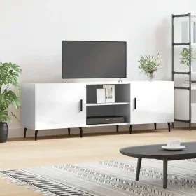Hochglanzweißer TV-Schrank aus Holzwerkstoff, 150 x 30 x 50 cm von vidaXL, TV-Möbel - Ref: Foro24-829110, Preis: 95,72 €, Rab...