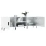 Hochglanzweißer TV-Schrank aus Holzwerkstoff, 150 x 30 x 50 cm von vidaXL, TV-Möbel - Ref: Foro24-829110, Preis: 95,72 €, Rab...