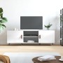 Hochglanzweißer TV-Schrank aus Holzwerkstoff, 150 x 30 x 50 cm von vidaXL, TV-Möbel - Ref: Foro24-829070, Preis: 87,71 €, Rab...