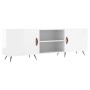 Hochglanzweißer TV-Schrank aus Holzwerkstoff, 150 x 30 x 50 cm von vidaXL, TV-Möbel - Ref: Foro24-829070, Preis: 87,71 €, Rab...
