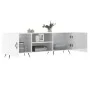 Glossy white engineered wood TV cabinet 150x30x50 cm by vidaXL, TV Furniture - Ref: Foro24-829070, Price: 86,81 €, Discount: %