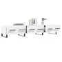 Engineered wood TV stand in white, 150x36x30 cm by vidaXL, TV Furniture - Ref: Foro24-829172, Price: 117,58 €, Discount: %