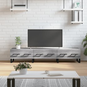 Sonoma gray engineered wood TV cabinet 150x36x30 cm by vidaXL, TV Furniture - Ref: Foro24-829178, Price: 118,47 €, Discount: %