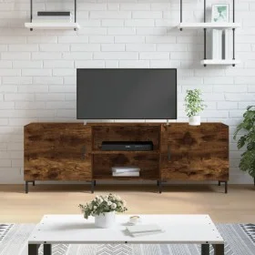 TV-Schrank aus geräuchertem Eichenholzwerkstoff, 150 x 30 x 50 cm von vidaXL, TV-Möbel - Ref: Foro24-829105, Preis: 101,04 €,...
