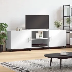 Weißer TV-Schrank aus Holzwerkstoff, 150 x 30 x 50 cm von vidaXL, TV-Möbel - Ref: Foro24-829116, Preis: 119,78 €, Rabatt: %