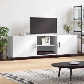 Weißer TV-Schrank aus Holzwerkstoff, 150 x 30 x 50 cm von vidaXL, TV-Möbel - Ref: Foro24-829116, Preis: 121,63 €, Rabatt: %