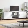 Mueble para TV madera de ingeniería blanco 150x30x50 cm de vidaXL, Muebles TV - Ref: Foro24-829116, Precio: 119,78 €, Descuen...