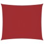 Toldo de vela rectangular tela Oxford rojo 2,5x3 m