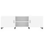 Mueble para TV madera de ingeniería blanco 150x30x50 cm de vidaXL, Muebles TV - Ref: Foro24-829116, Precio: 119,78 €, Descuen...