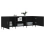 Schwarzer TV-Schrank aus Holzwerkstoff, 150 x 30 x 50 cm von vidaXL, TV-Möbel - Ref: Foro24-829101, Preis: 112,95 €, Rabatt: %