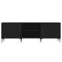 Black engineered wood TV cabinet 150x30x50 cm by vidaXL, TV Furniture - Ref: Foro24-829101, Price: 111,03 €, Discount: %