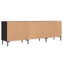 Schwarzer TV-Schrank aus Holzwerkstoff, 150 x 30 x 50 cm von vidaXL, TV-Möbel - Ref: Foro24-829101, Preis: 112,95 €, Rabatt: %