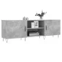 Engineered wood TV stand in concrete gray, 150x30x50 cm by vidaXL, TV Furniture - Ref: Foro24-829096, Price: 98,97 €, Discoun...
