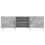 Engineered wood TV stand in concrete gray, 150x30x50 cm by vidaXL, TV Furniture - Ref: Foro24-829096, Price: 98,97 €, Discoun...
