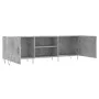 Engineered wood TV stand in concrete gray, 150x30x50 cm by vidaXL, TV Furniture - Ref: Foro24-829096, Price: 98,97 €, Discoun...