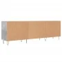 Engineered wood TV stand in concrete gray, 150x30x50 cm by vidaXL, TV Furniture - Ref: Foro24-829096, Price: 98,97 €, Discoun...