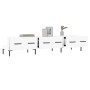 Holzwerkstoff TV-Möbel weiß glänzend 150x36x30 cm von vidaXL, TV-Möbel - Ref: Foro24-829158, Preis: 104,48 €, Rabatt: %