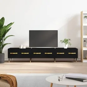 Schwarzer TV-Schrank aus Holzwerkstoff, 150 x 36 x 30 cm von vidaXL, TV-Möbel - Ref: Foro24-829133, Preis: 112,69 €, Rabatt: %