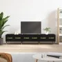 Black engineered wood TV cabinet 150x36x30 cm by vidaXL, TV Furniture - Ref: Foro24-829133, Price: 112,69 €, Discount: %