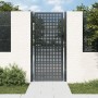Puerta de jardín antracita 105x200 cm de acero