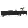 Black engineered wood TV cabinet 150x36x30 cm by vidaXL, TV Furniture - Ref: Foro24-829173, Price: 107,67 €, Discount: %