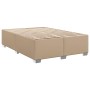 Cama box spring con colchón cuero sintético capuchino 140x200cm en Camas y somieres | Comprar online en Foro24