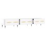 Hochglanzweißer TV-Schrank aus Holzwerkstoff, 150 x 36 x 30 cm von vidaXL, TV-Möbel - Ref: Foro24-829134, Preis: 95,05 €, Rab...