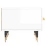 Glossy white engineered wood TV cabinet 150x36x30 cm by vidaXL, TV Furniture - Ref: Foro24-829134, Price: 93,88 €, Discount: %