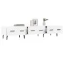 Engineered wood TV stand in white, 150x36x30 cm by vidaXL, TV Furniture - Ref: Foro24-829164, Price: 97,04 €, Discount: %