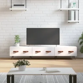 TV-Möbel aus weißem Holzwerkstoff 150x36x30 cm von vidaXL, TV-Möbel - Ref: Foro24-829124, Preis: 88,84 €, Rabatt: %