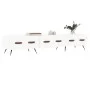 Engineered wood TV stand in white, 150x36x30 cm by vidaXL, TV Furniture - Ref: Foro24-829124, Price: 88,84 €, Discount: %