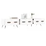 Engineered wood TV stand in white, 150x36x30 cm by vidaXL, TV Furniture - Ref: Foro24-829124, Price: 88,84 €, Discount: %