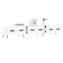 TV-Möbel aus weißem Holzwerkstoff 150x36x30 cm von vidaXL, TV-Möbel - Ref: Foro24-829124, Preis: 89,93 €, Rabatt: %