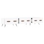 TV-Möbel aus weißem Holzwerkstoff 150x36x30 cm von vidaXL, TV-Möbel - Ref: Foro24-829124, Preis: 89,93 €, Rabatt: %