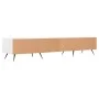 Engineered wood TV stand in white, 150x36x30 cm by vidaXL, TV Furniture - Ref: Foro24-829124, Price: 88,84 €, Discount: %